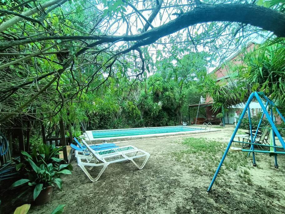 Casa Rural En El Campo Con Animales, Piscina Y Barbacoa Almodóvar del Río Dış mekan fotoğraf
